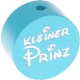 Perles avec motif « Kleiner Prinz » : turquoise clair