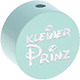 Perlina con motivo glitterato "Kleiner Prinz" : menta