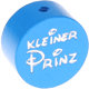 Perlina con motivo glitterato "Kleiner Prinz" : blu medio
