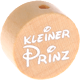 Perlina con motivo glitterato "Kleiner Prinz" : naturale