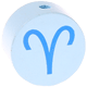 Korálek s motivem – znamení zvěrokruhu modré : Beran