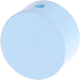 Perlina sagomata “Cerchio” : azzurro bambino