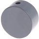 motif bead – plain circle : grey