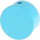 motif bead – plain circle : light turquoise