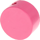 Тематические бусины «Кружок» : розовый