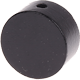 motif bead – plain circle : black