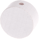 Perlina sagomata “Cerchio” : bianco