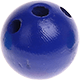 Perlina “corpo”, 20 mm : blu scuro