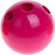Cuerpos de perlas, 20 mm : rosa oscuro