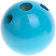 Perles de corps, 20 mm : turquoise clair