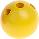 Perlina “corpo”, 20 mm : giallo pastello