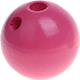 Ronde kralen, 20mm : pink