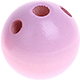 Perlenkörper, 20 mm : rosa