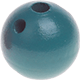 Perles de corps, 20 mm : turquoise