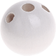 Cuerpos de perlas, 20 mm : blanco