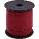 100 m Cordón de polipropileno 1,5 mm : rojo oscuro