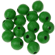 30 koraików z rowkami 10 mm : zielony