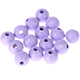 5 perles à rainures 10 mm : nacre lilas