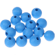 5 Bolas rayadas 10 mm : azul celeste