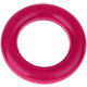 Wooden ring in 50 mm without holes : fuchsia