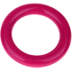 Wooden ring in 70 mm without holes : fuchsia