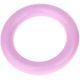 Wooden ring in 70 mm without holes : pastel pink