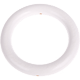 wooden ring, 85 mm : white