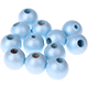 2 Perline di sicurezza 15 mm : madreperla azzurro bambino
