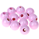 2 bezpečnostní korálky 15mm : perleť růžová