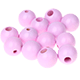 15 Sicherheitsperlen, 15 mm : rosa