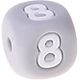 Cubes à lettres en silicone, 10 mm : 8