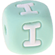 Mint Silikon-Buchstabenwürfel, 10 mm : I