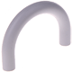 silicone half ring : light grey