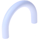 silicone half ring : pastel blue