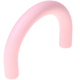 silicone half ring : pastel pink