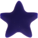 Silikon-Motivperle – Sterne : dunkelblau