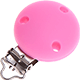 Clip in silicone : rosa bambino