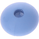 Silikon linspärlor 10 mm : babyblå