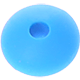 Silikon linspärlor 10 mm : himmelsblå