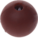 Bolas de silicona – 10mm : marrón