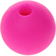 Perline di silicone 10 mm : rosa scuro