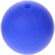 Silikonperlen, 15 mm : dunkelblau