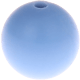 Silikonperlen, 9 mm : babyblau