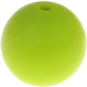 Silikonperlen, 9 mm : gelbgrün
