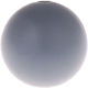 Silikonperlen, 9 mm : grau