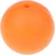 Silikonperlen, 9 mm : orange
