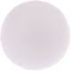 Silikonperlen, 9 mm : weiß