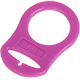 Pacifier adapter rings : pink
