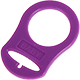 Ringen uit silicone naar keuze : violet