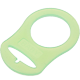 Transparenta silikonringar – valfria : grön